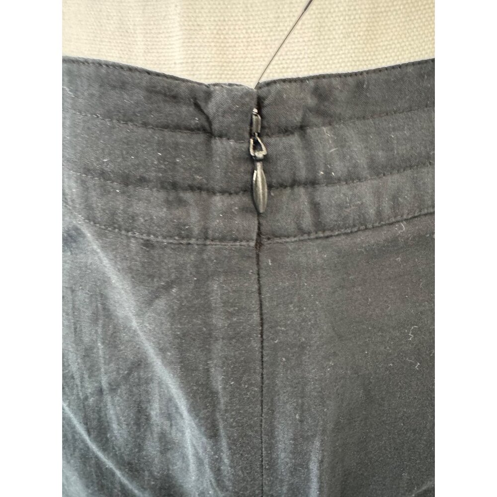 Asymmetrical Black Skirt With Eyelet Lace By Leifnotes Anthropologie Size 8 - Picture 3 of 15